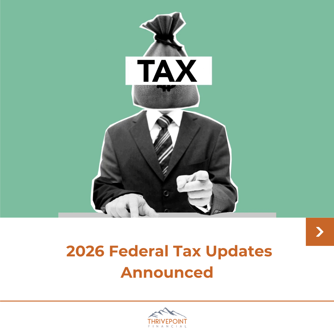 2026 Federal Tax Updates Announced