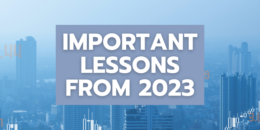Important Lessons from 2023