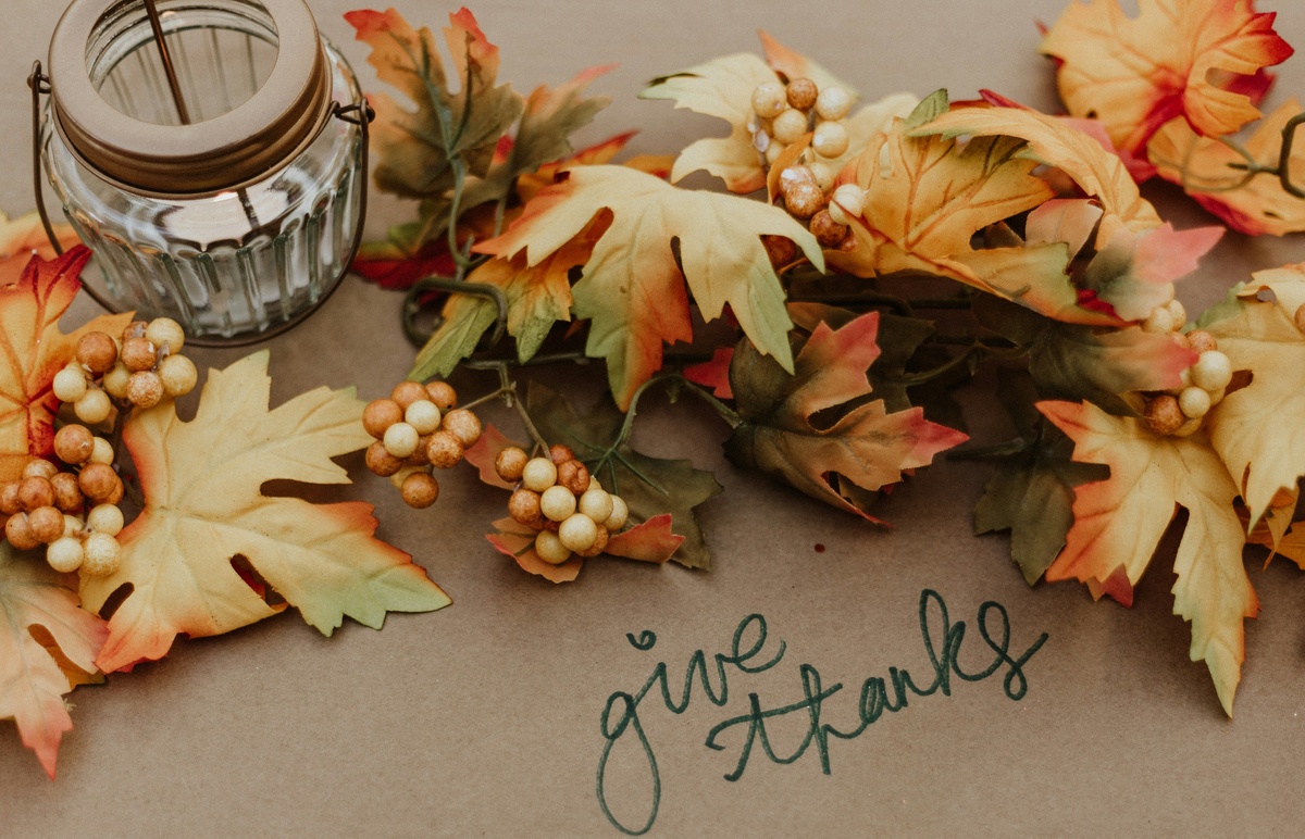 Giving Thanks and Looking Ahead