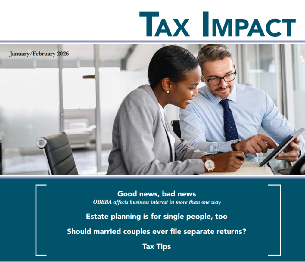 January / February 2026 Tax Impact