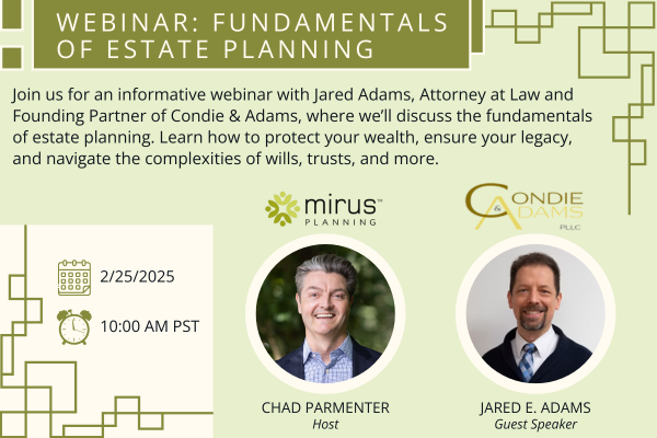 Fundamentals of Estate Planning with Jared Adams