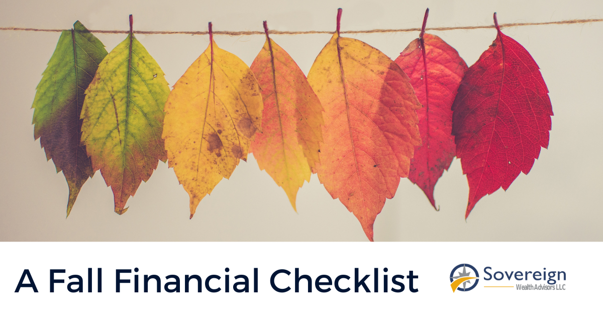 A Fall Financial Checklist