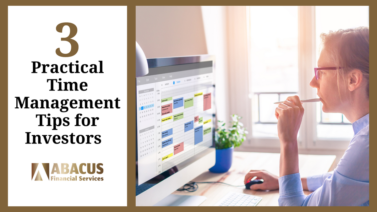 3 Practical Time Management Tips for Investors