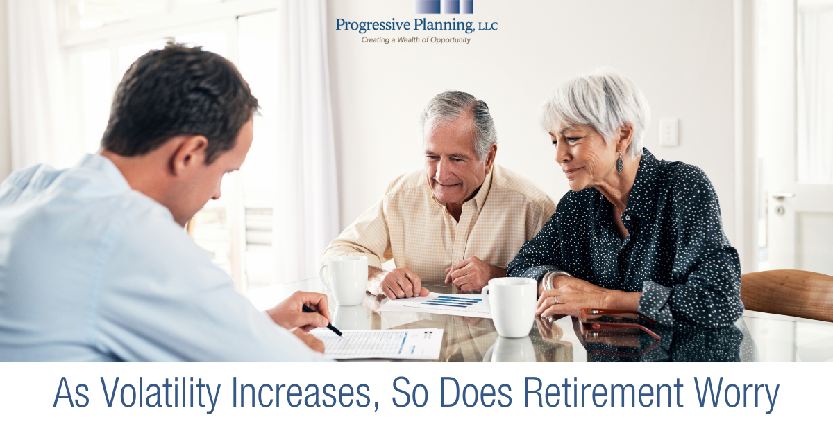 As Volatility Increases, So Does Retirement Worry