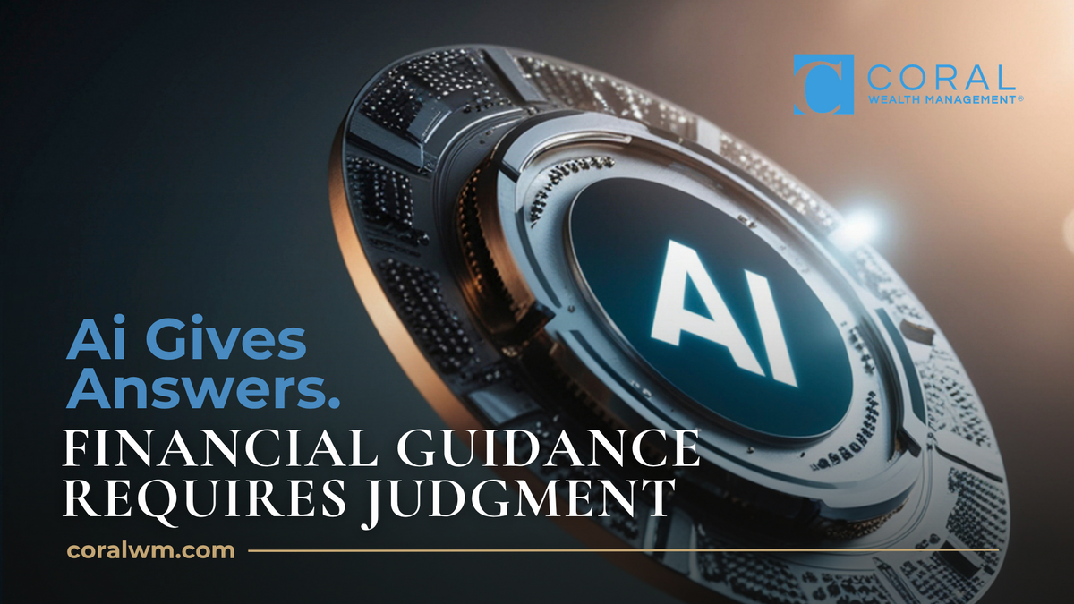 AI Gives Answers. Financial Guidance Requires Judgment.