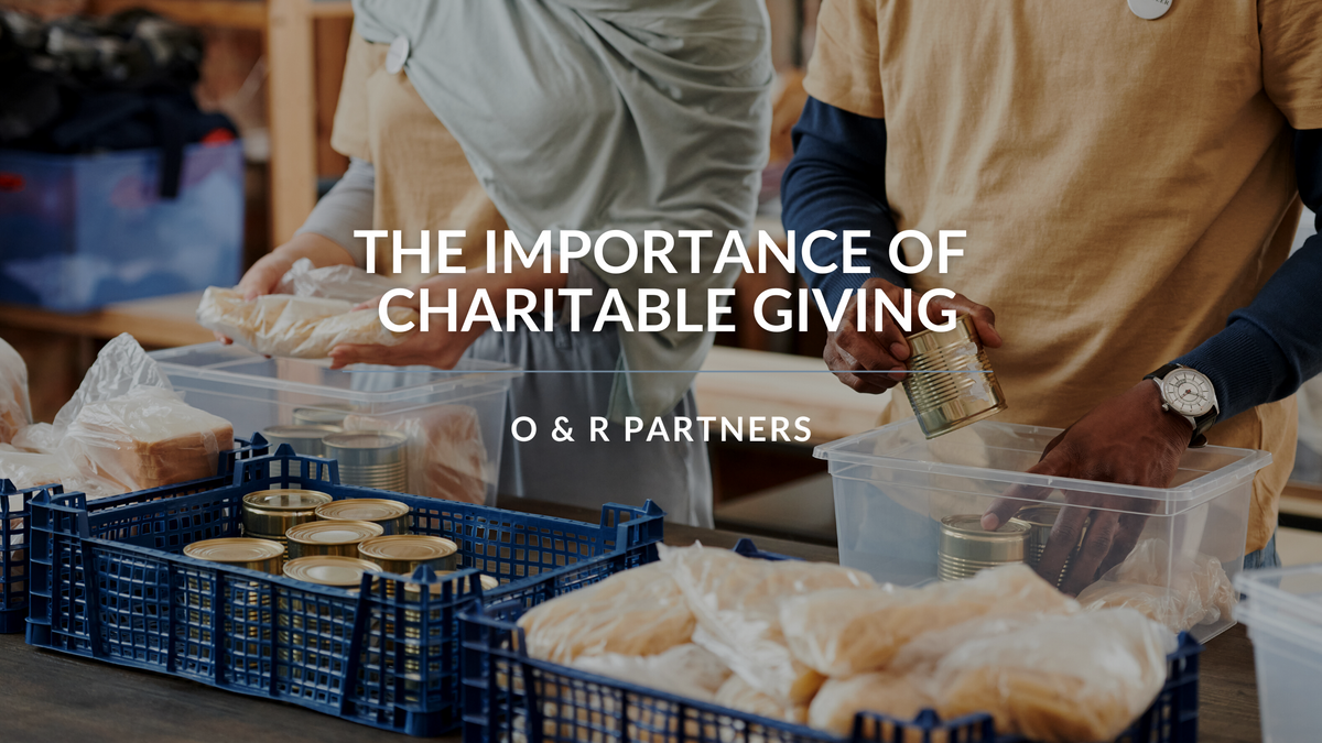 The Importance of Charitable Giving