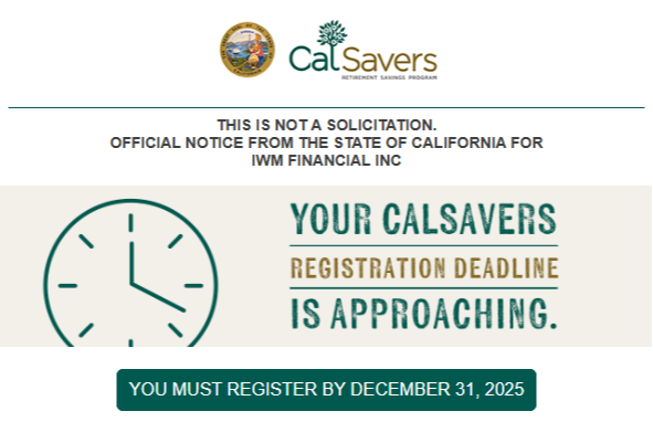 State of California 401k reporting