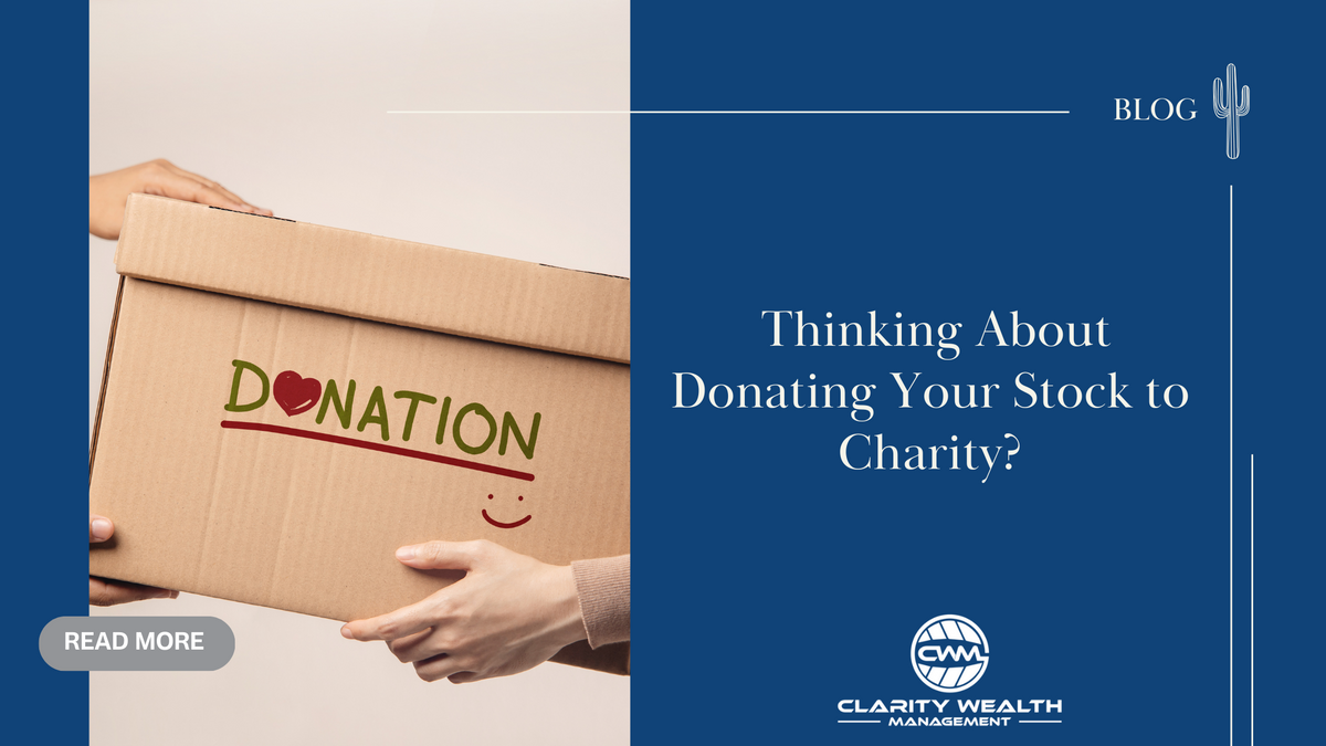 Thinking About Donating Your Stock to Charity?