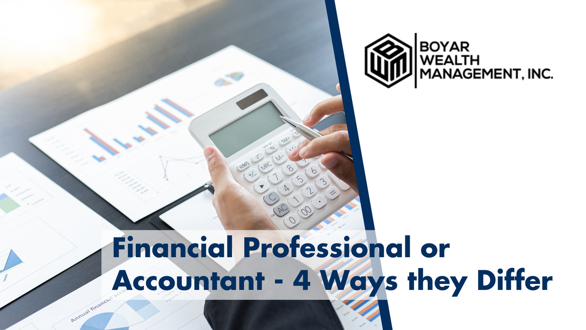 Financial Professional or Accountant? Four Key Ways They Differ