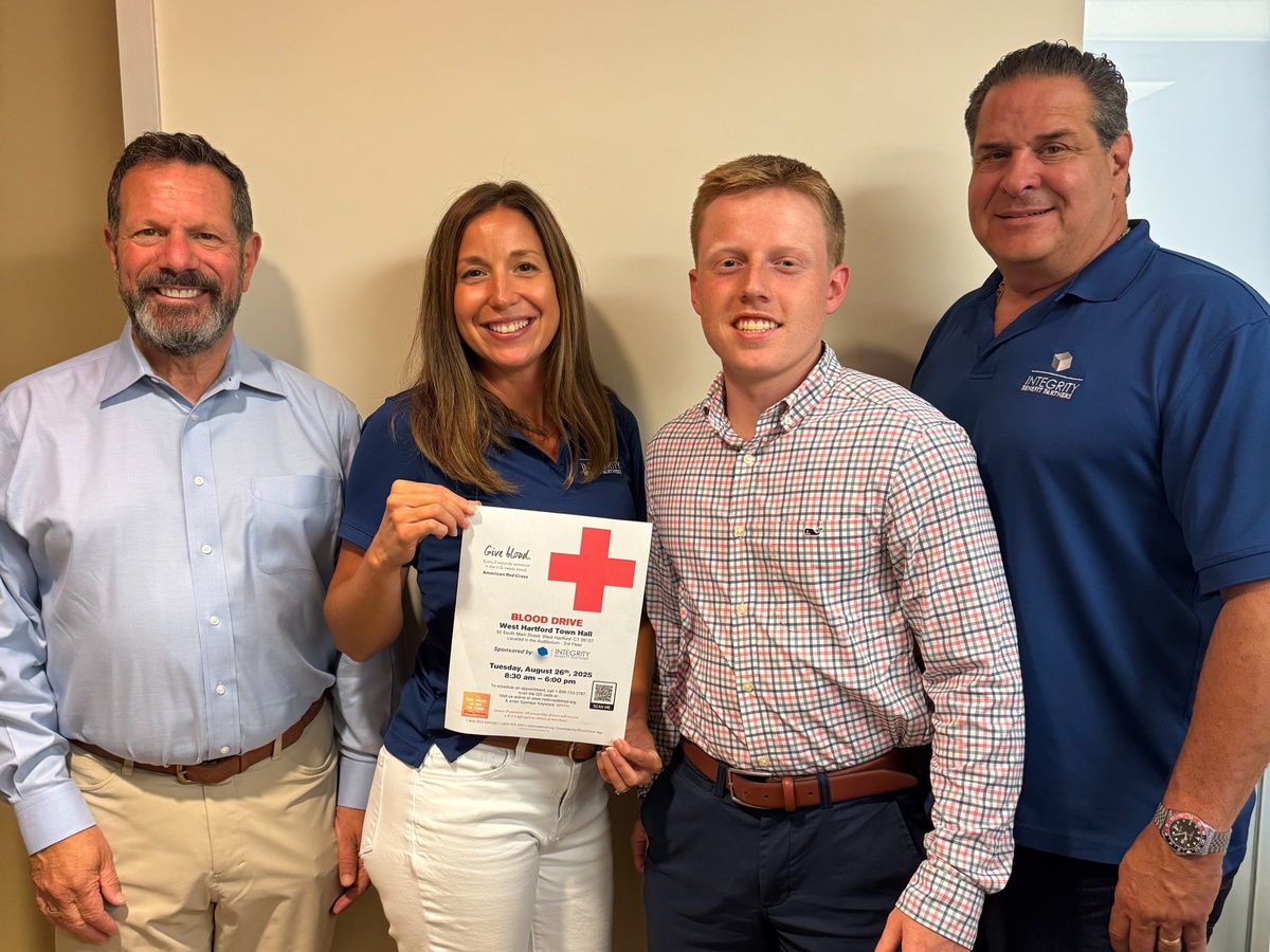 Integrity Benefit Partners to host Red Cross blood drive in West Hartford on August 26