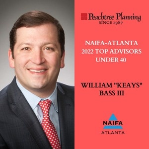 Peachtree Planning's Keays Bass Recognized by NAIFA Atlanta as a 2022 Top Advisors Under 40