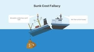 Sunk Cost Fallacy, that's a real thing!