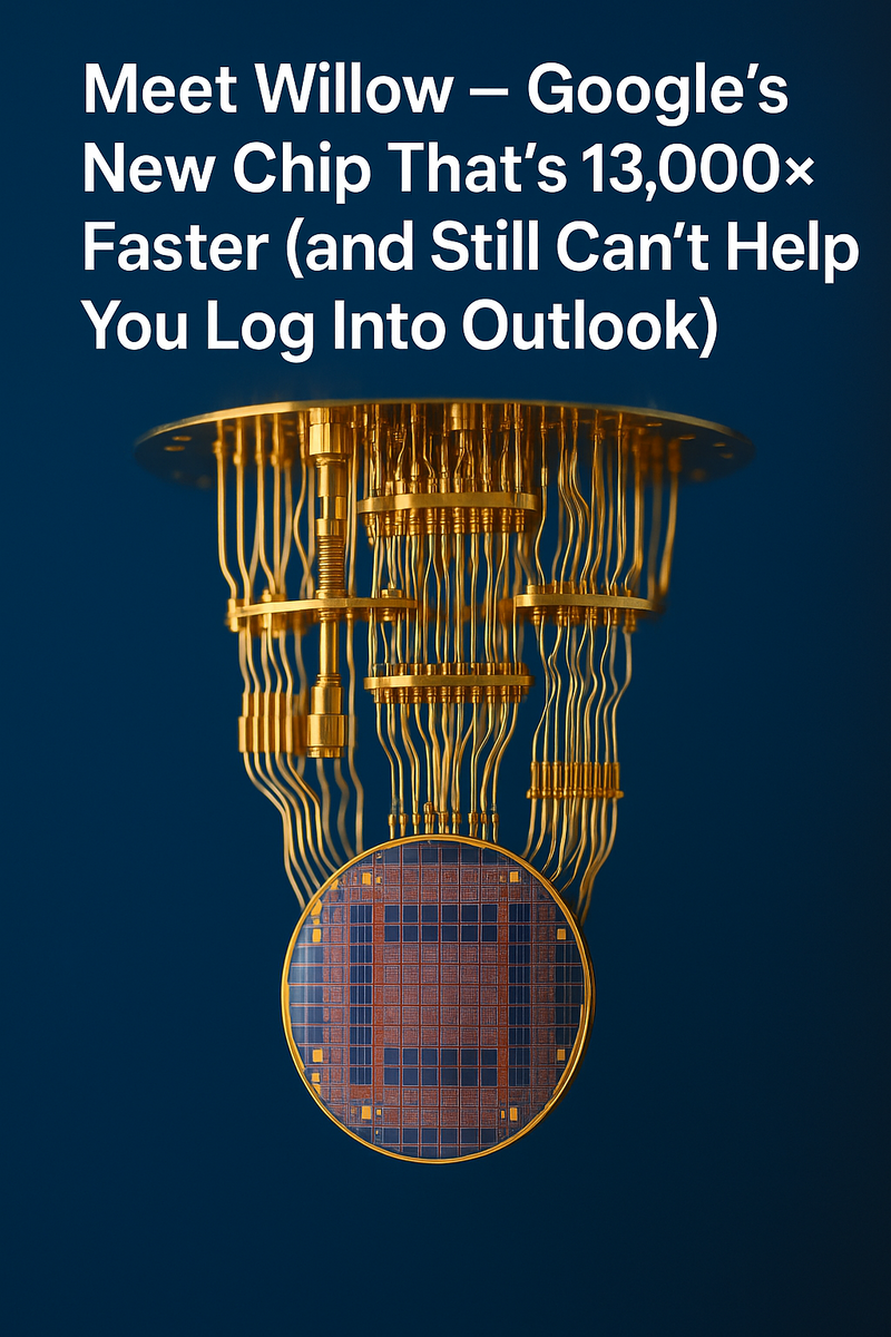 Meet Willow – Google’s New Chip That’s 13,000× Faster (and Still Can’t Help You Log Into Outlook)