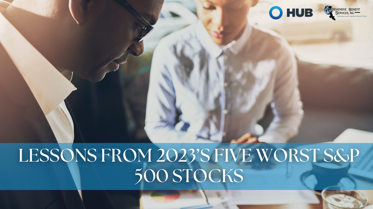 Lessons from 2023’s Five Worst S&P 500 Stocks