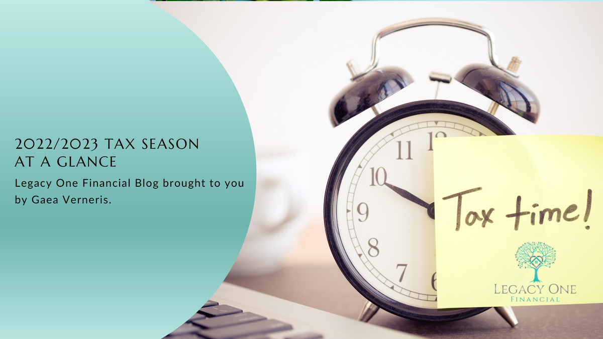 2022/2023 Tax Season at a Glance