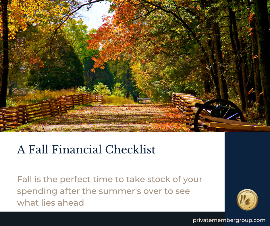 A Fall Financial Checklist