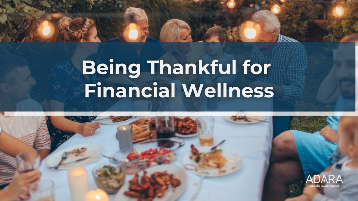 Being Thankful for Financial Wellness
