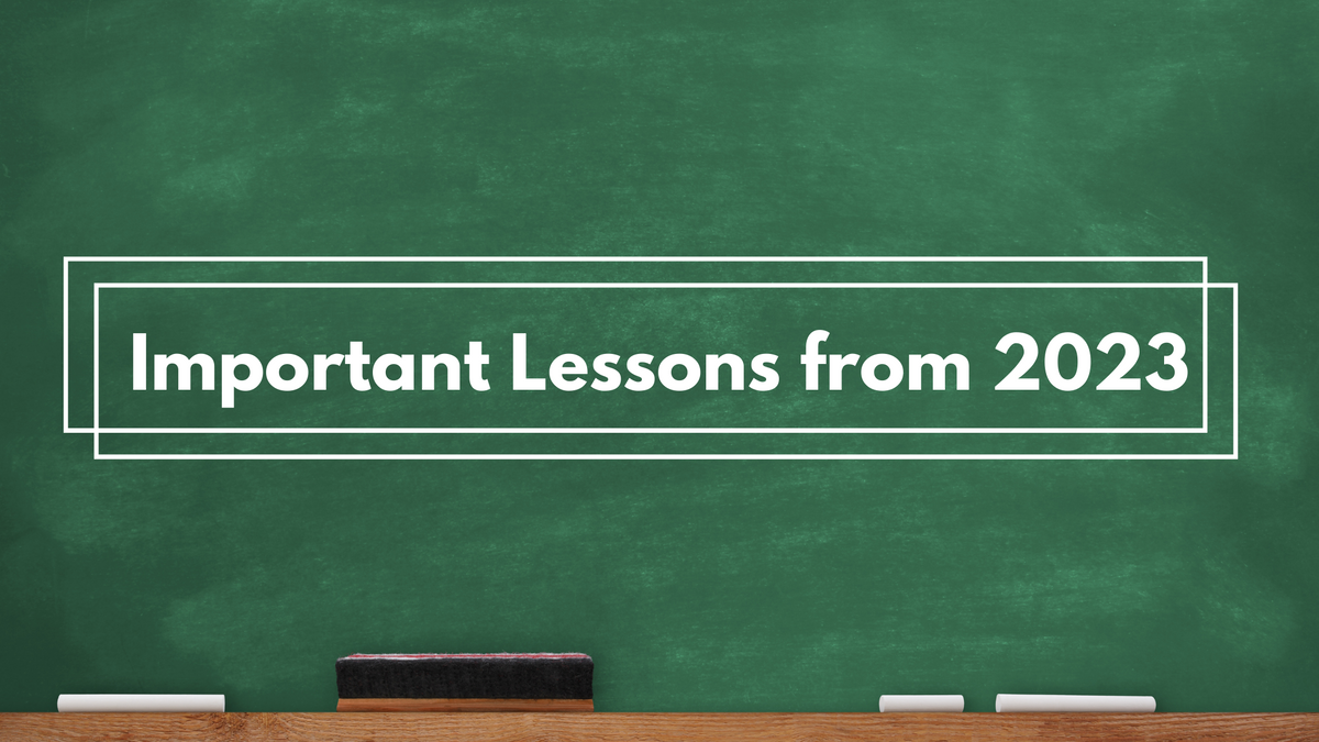 January Insights: Important Lessons Learned from 2023