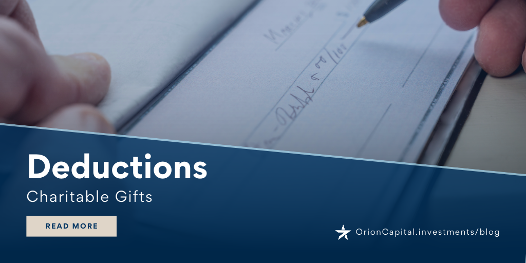 Deductions: Charitable Gifts