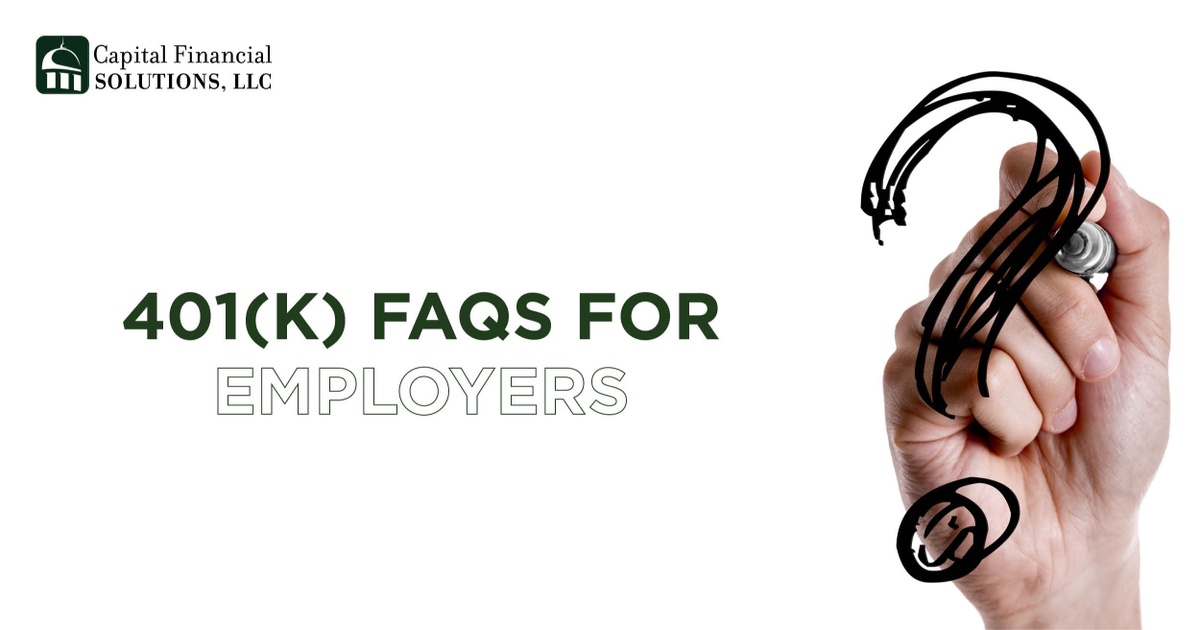 401(k) FAQs for Employers