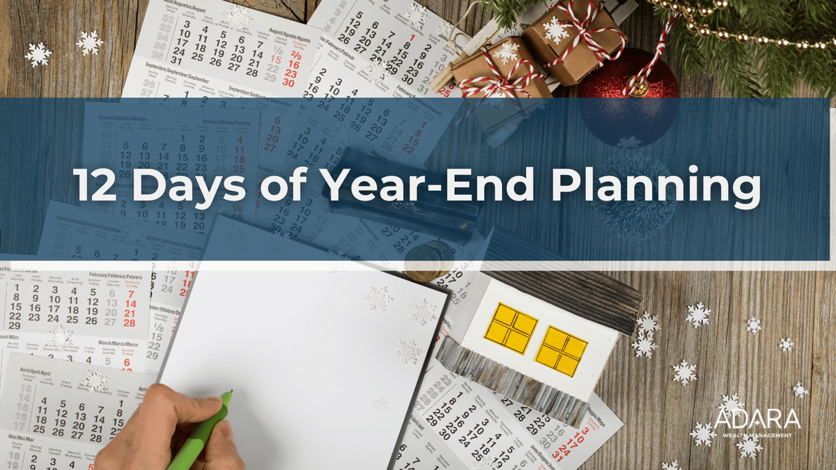 The 12 Days of Year-End Planning