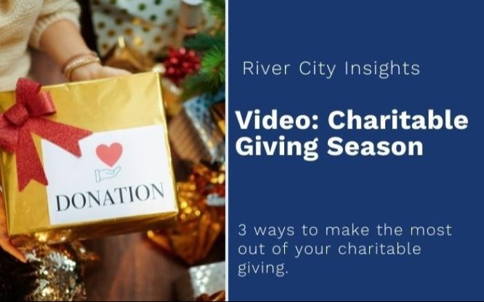 Video: Charitable Giving Season