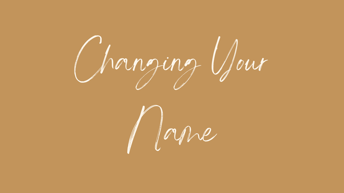 How to change your last name after getting married