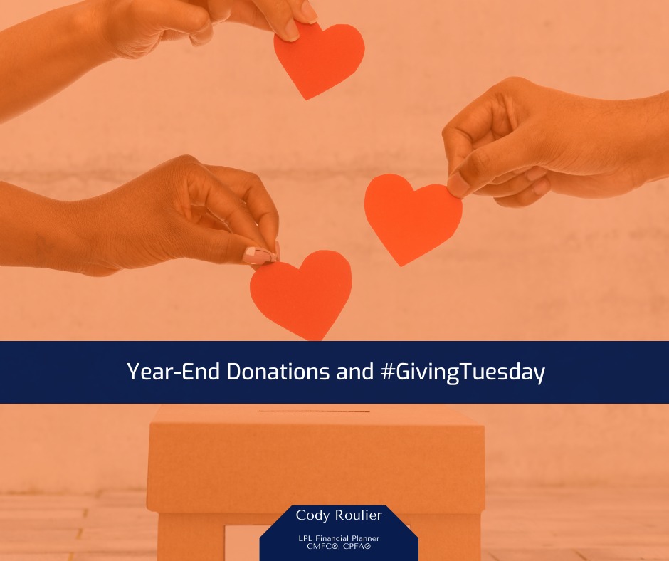 Year-End Donations and #GivingTuesday