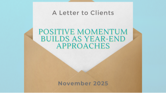 Positive Momentum Builds as Year-End Approaches