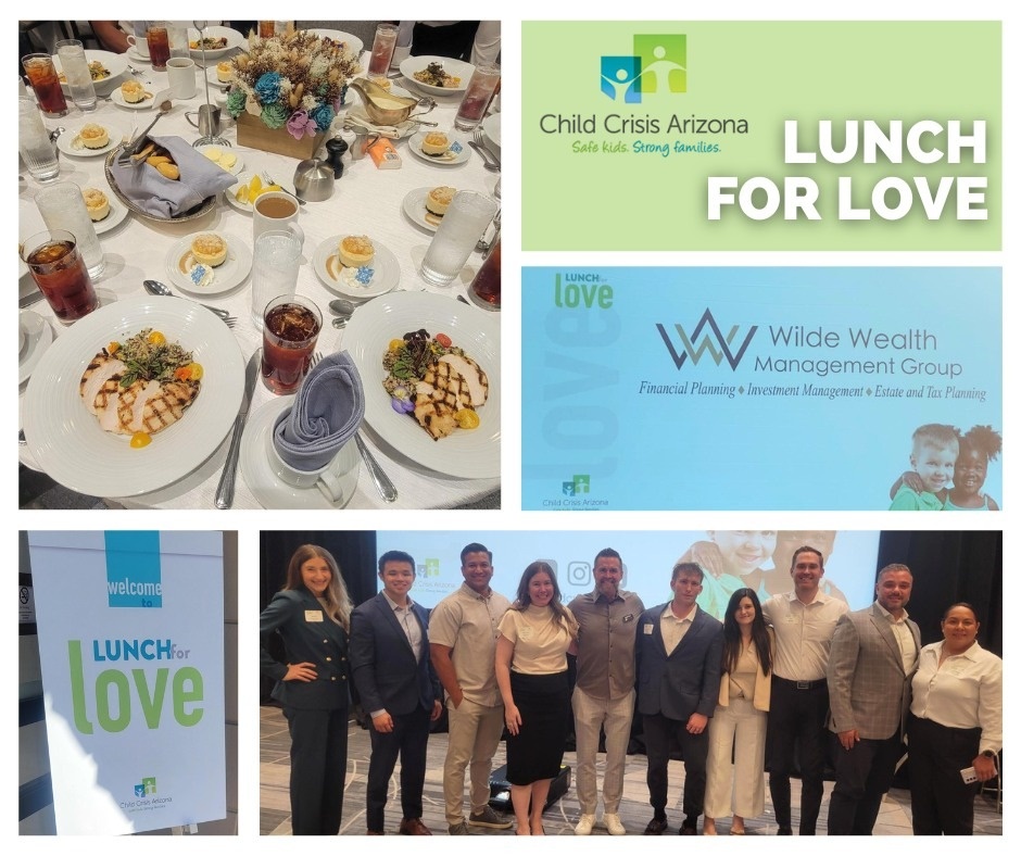 Wilde Wealth Team Supports Child Crisis AZ Lunch for Love