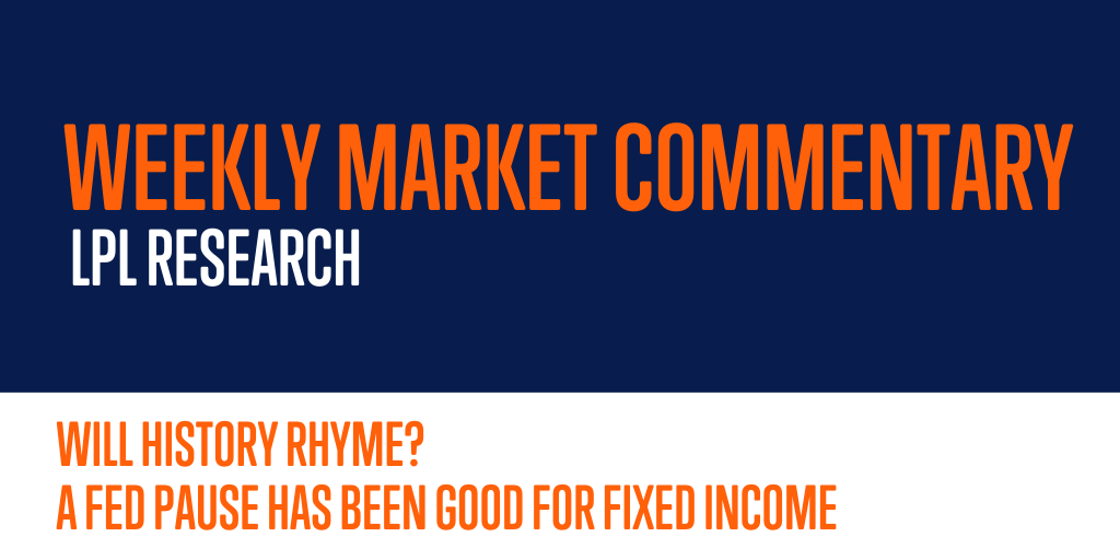 Will History Rhyme? A FED Pause Has Been Good For Fixed Income