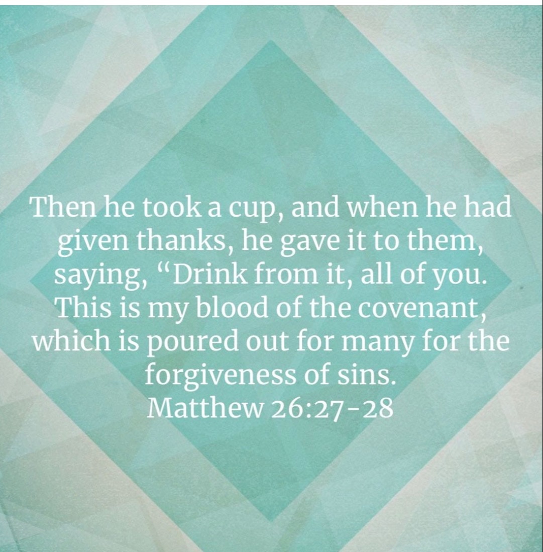 Matthew 26:27-28