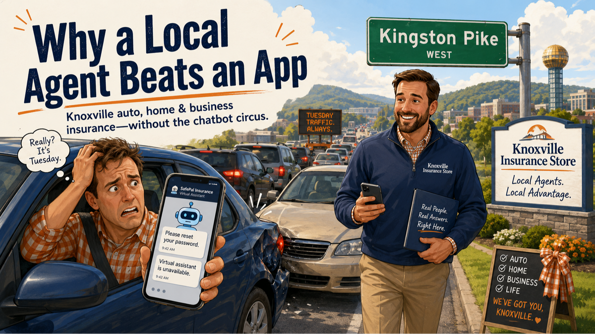The Gecko Can't Do This: Why Knoxville Drivers Are Choosing a Local Agent Over an App A love letter