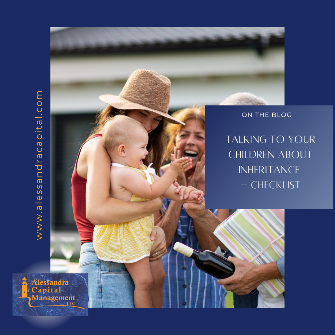 TALKING TO YOUR CHILDREN ABOUT INHERITANCE – Checklist