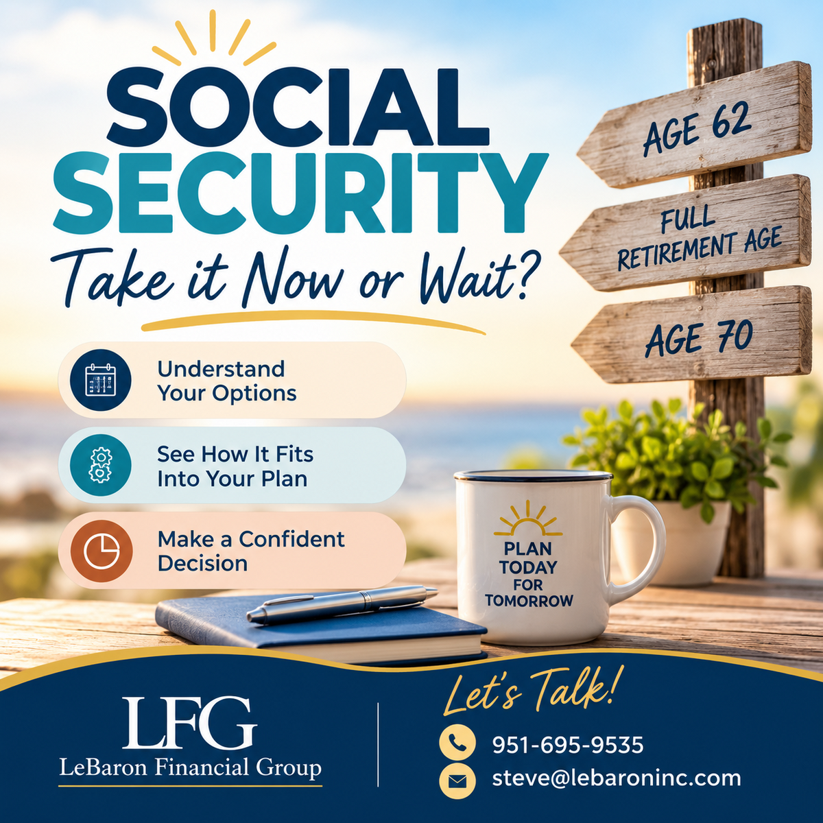 Social Security: Take it out now, or wait?