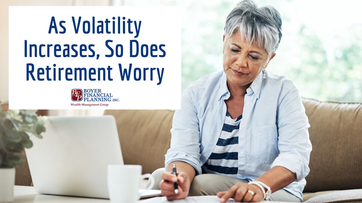As Volatility Increases, So Does Retirement Worry
