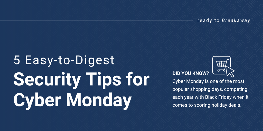 5 Easy-to-Digest Security Tips for Cyber Monday