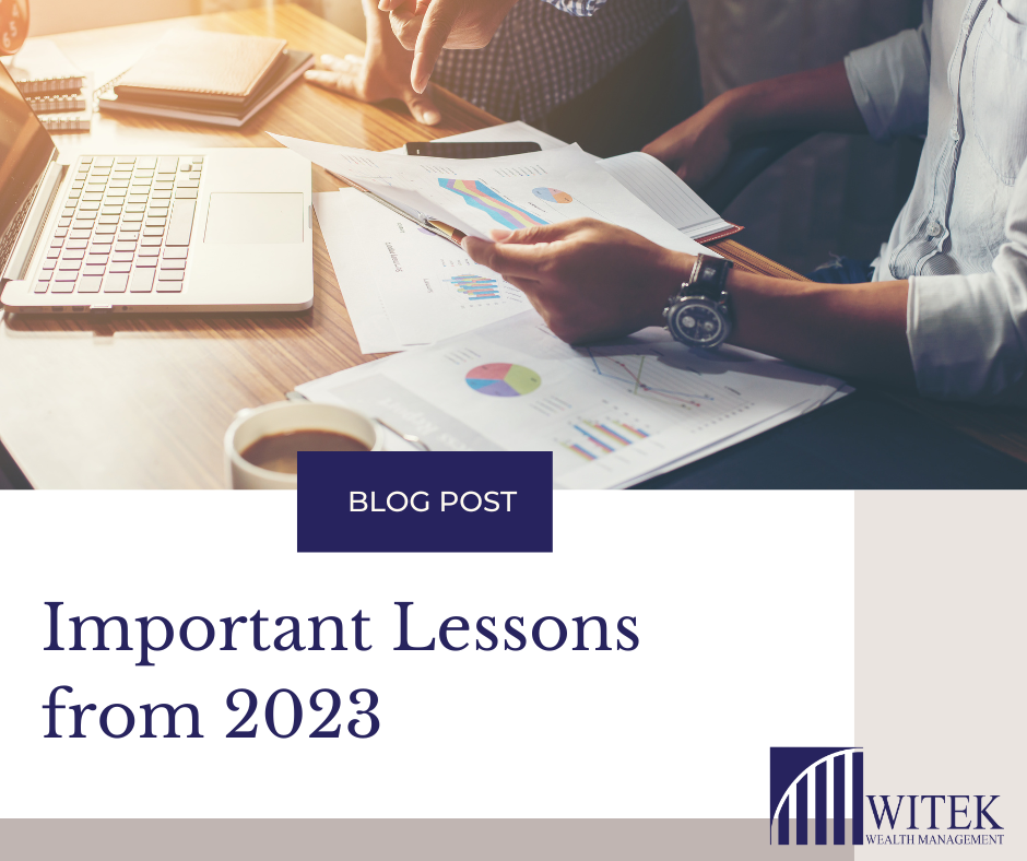 Important Lessons from 2023