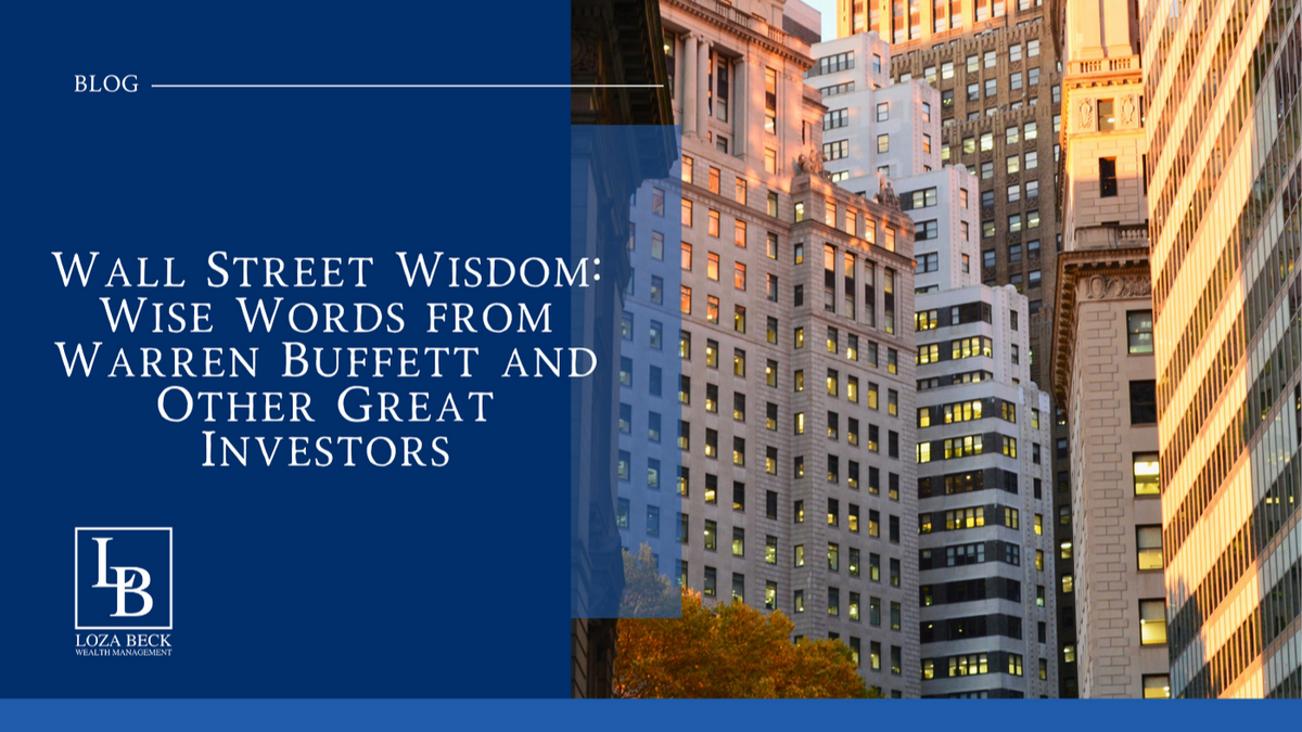 Wall Street Wisdom: Wise Words from Warren Buffett and Other Great Investors