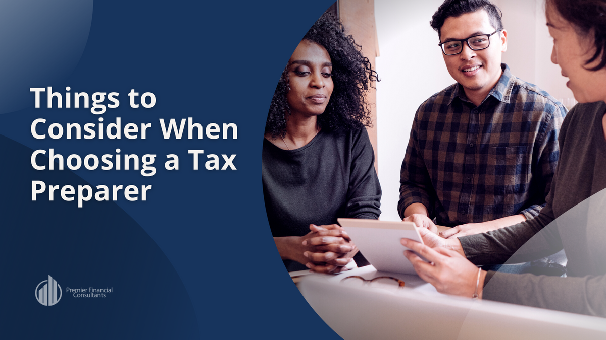 Five Things to Consider When Choosing a Tax Preparer