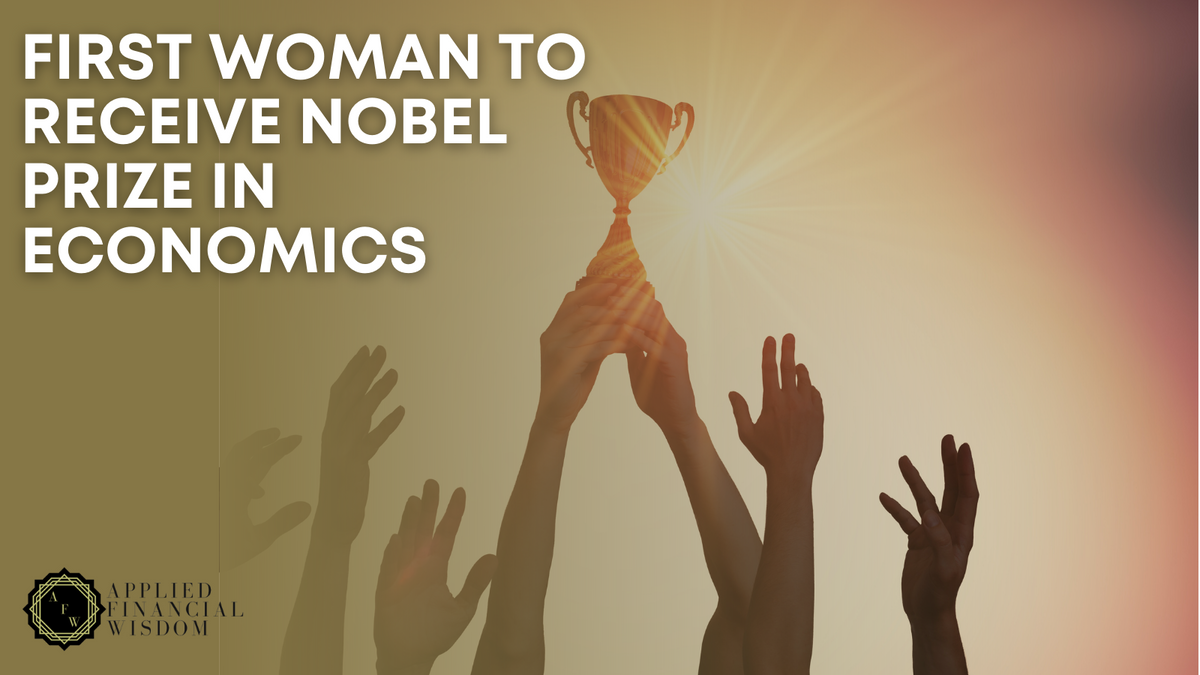 First Woman to Receive Nobel Prize in Economics