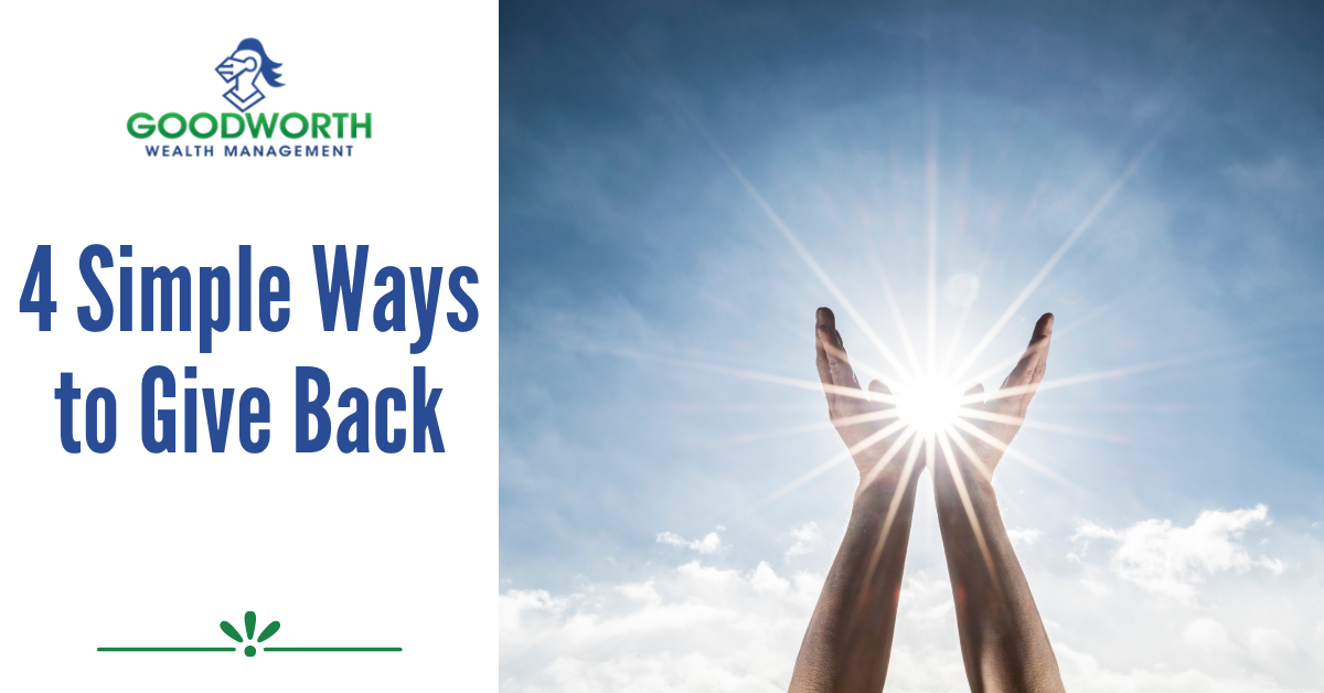 4 Simple Ways to Give Back