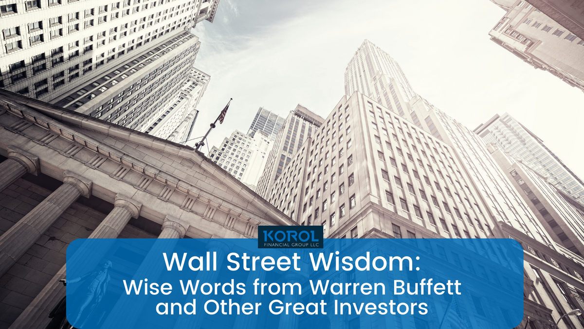 Wall Street Wisdom: Wise Words from Warren Buffett and Other Great Investors