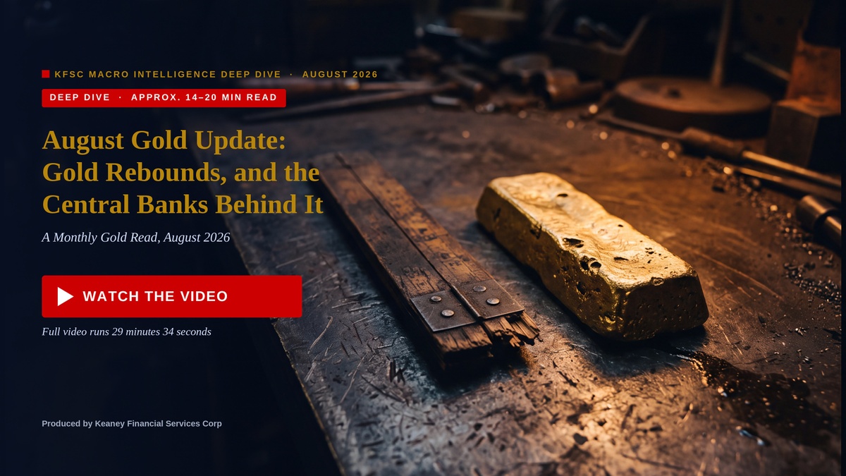 August Gold Update: Gold Rebounds, and the Central Banks Behind it
