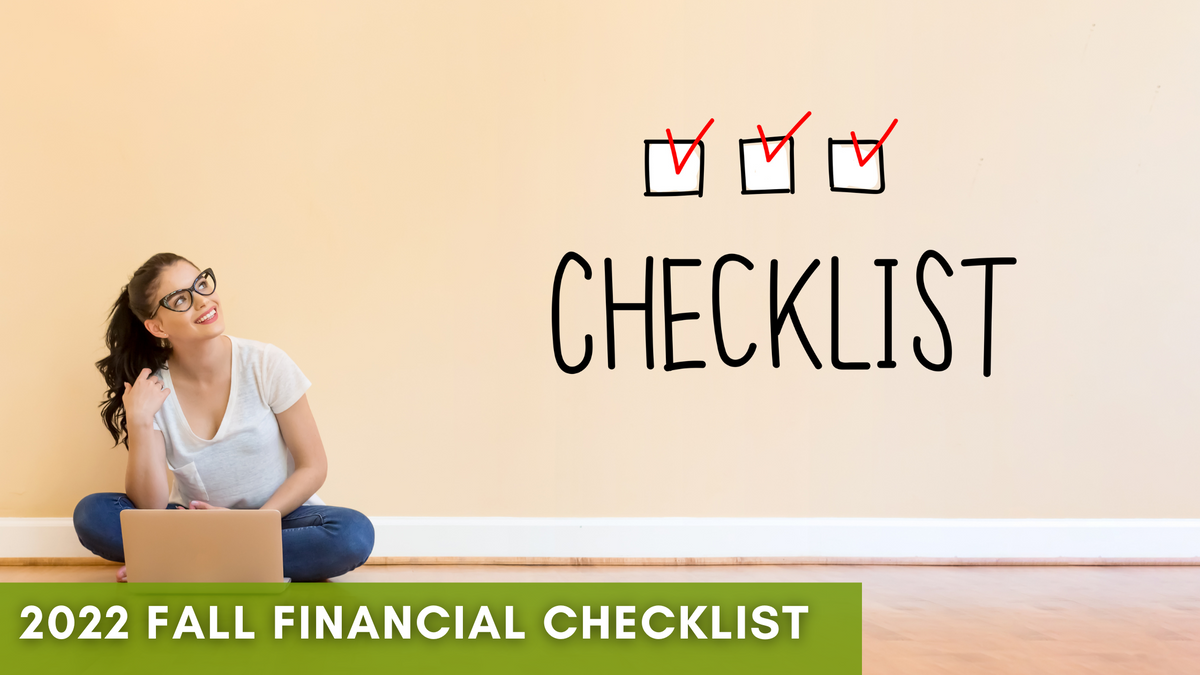 A Fall Financial Checklist
