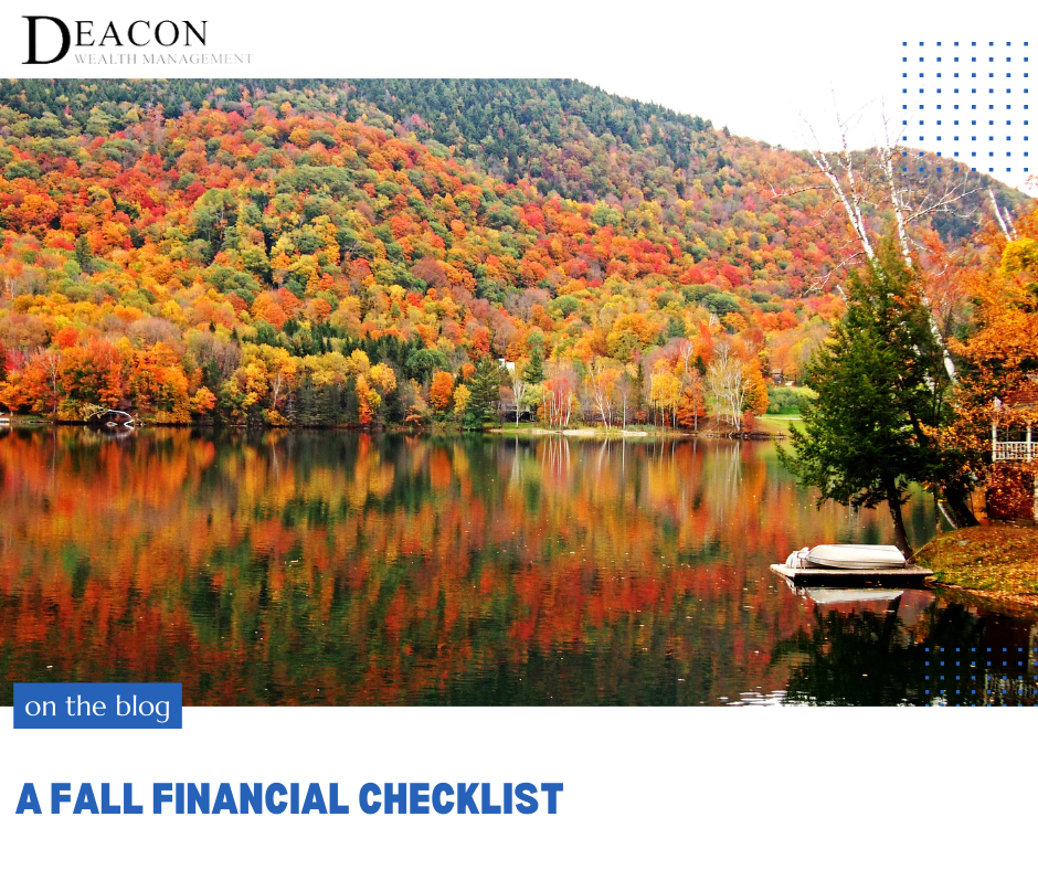 A Fall Financial Checklist