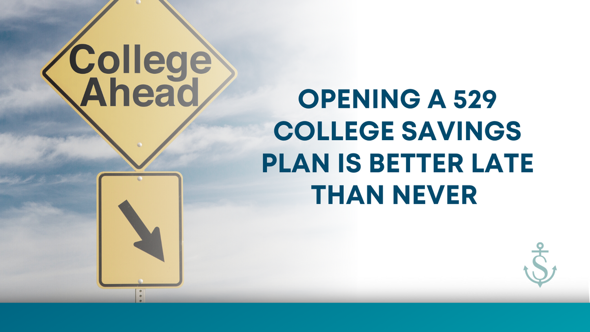 Opening a 529 College Savings Plan Is Better Late Than Never