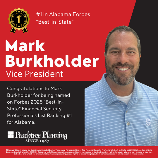 Mark Burkholder Honored as Alabama’s #1 Financial Security Professional by Forbes 2025