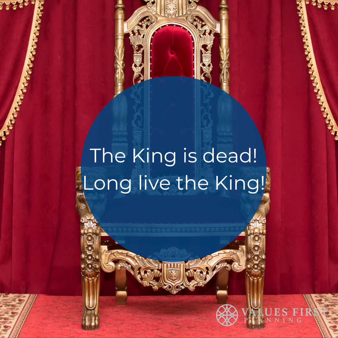 The King is dead!  Long live the King!