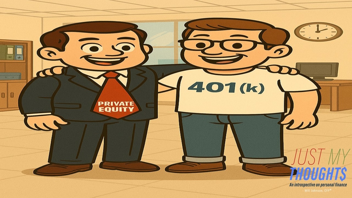 Just My Thoughts …on Private Equity Is Knocking